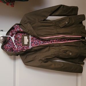 Girls Michael Kors light hooded blazer (2 side pockets) size 10/12